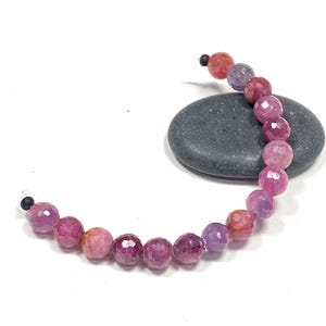 Faceted Ruby 7mm gemstones