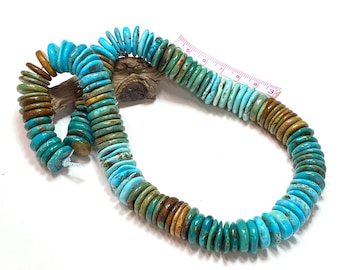 Tibetan/Kingman Turquoise Heishi