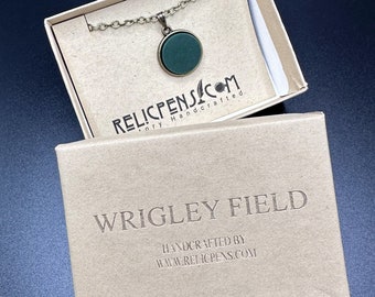 Wrigley Field Historical Pendant made from a seat removed from Wrigley Field