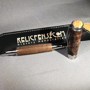 Battle of Gettysburg Codori Trostle Thicket Walnut Stainless Steel Rollerball Pen