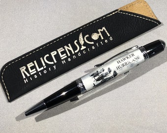Relic Pen with a Piece of a Hawker Hurricane Propeller Embedded into the Resin