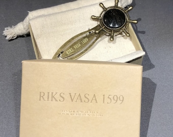 Historical Bookmark made of wood from the Wreck of the Riks Vasa 1599