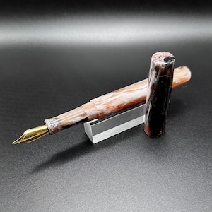 Artisan Handmade Fountain Pen Choice of JOWO #6  Nib Color shift Alumilite