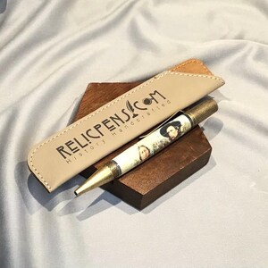 Battle of the Little Big Horn RelicPen with a Piece of embedded into the resin