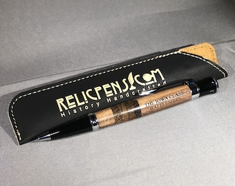 Four Iowa Class Battleships Historical Pen made with Teak Decking from Each of the Battleships