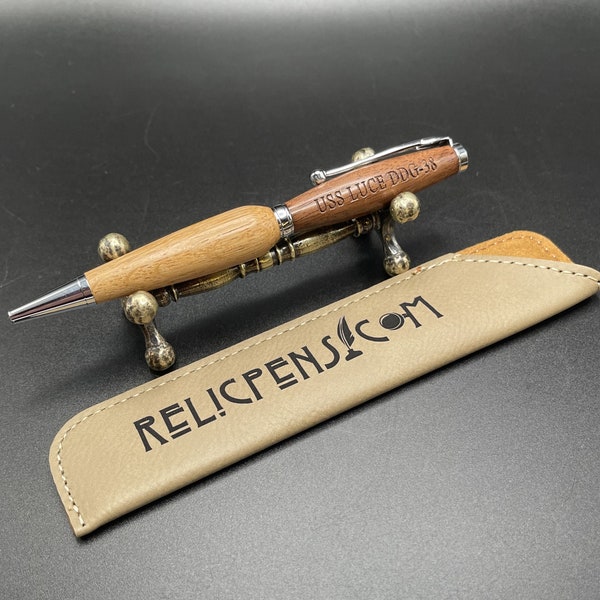 Historical RelicPen Made from wood removed from the Destroyer USS Luce DLG-7 / DDG-38