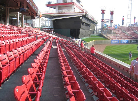 Great American Ballpark Cincinnati Ohio Seat Cufflinks Reds 