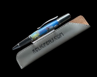 The Iowa Class Battleships Historical Pen Embedded with Teak Decking from Each of the Battleships