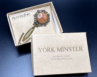 13th Century Old Oak from York Minster Historical 18mm Book Mark made from the Wood