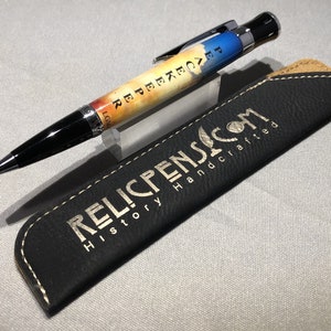 Peacekeeper RelicPen with a Portion of the Peacekeeper embedded into the resin