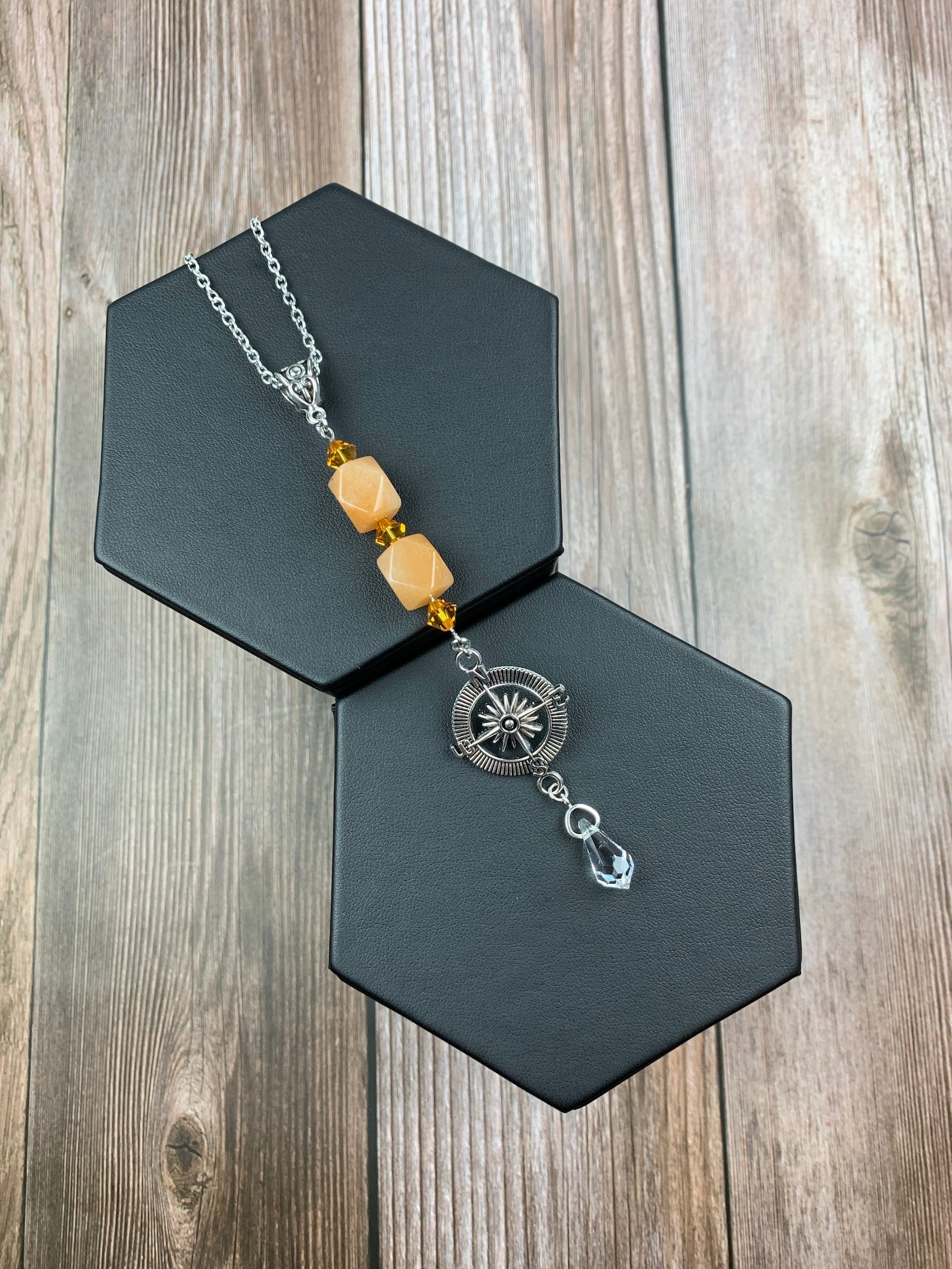 Compass rear view mirror accessories crystal car decor car Etsy