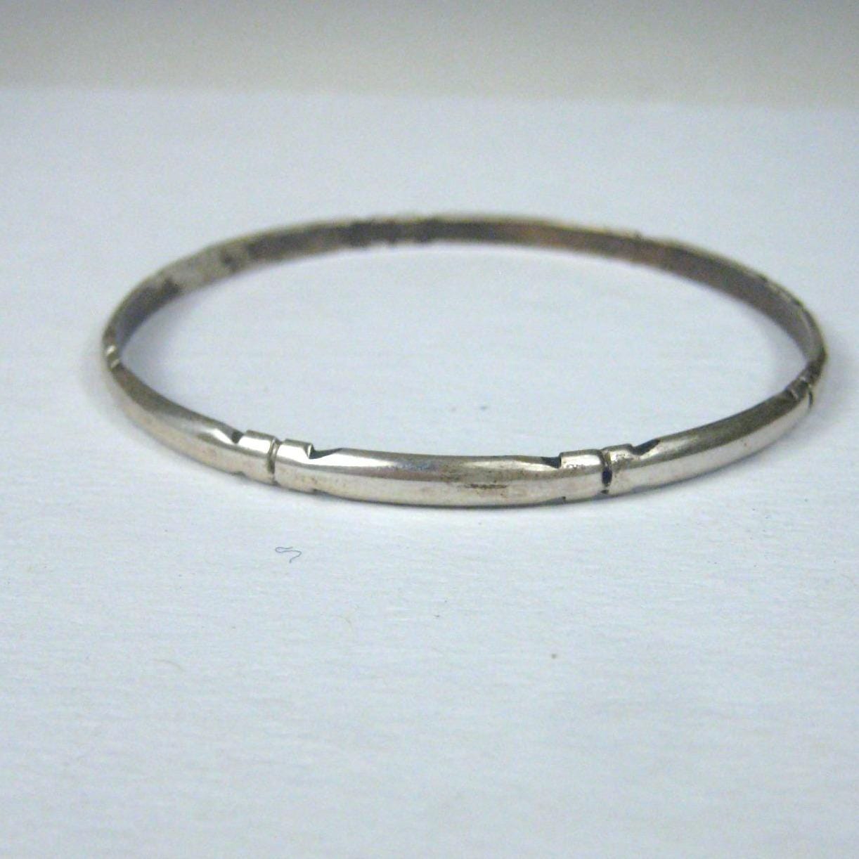 Mexico Silver Bangle - Etsy