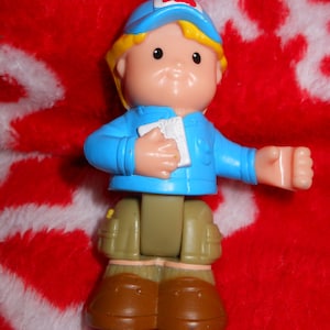 Adorno de hombre de correo de Fisher Price