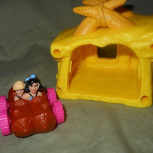 Flintstone House with Betty and Bam Bam