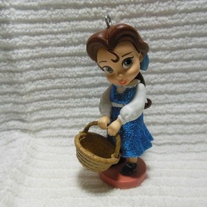 Belle Beauty and the Beast Ornament