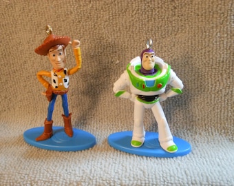 Toy Story Woody and Buzz ornaments