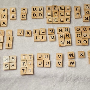 Complete Magnetized Scrabble Set
