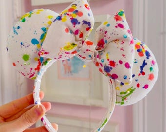 Paint Splatter Mouse Ears