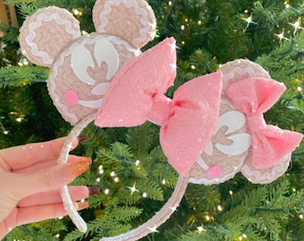 Sugar Cookie Mouse Ears with bow