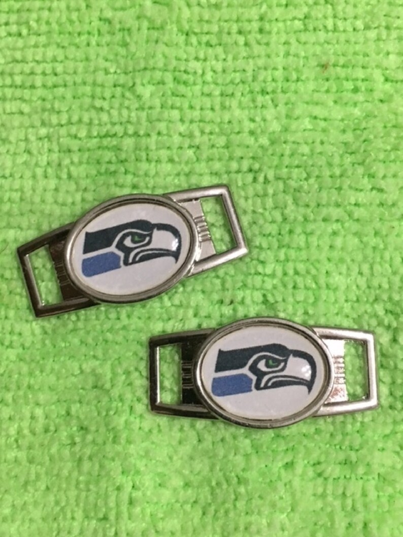 1 or 2 Seattle Seahawks Shoelace Charms or Paracord Charms Etsy