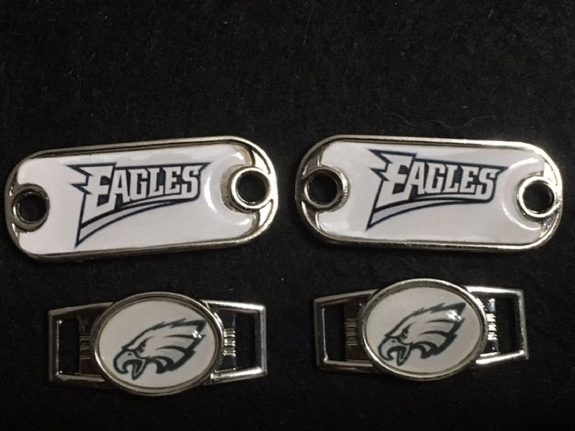 1 or 2 Philadelphia Eagles Shoelace Charms or Paracord Charms Etsy