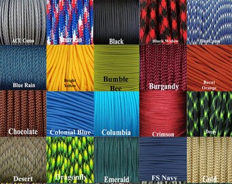 PARACORD PLANET 550 Paracord for Creative Projects Gift DIY Project Kid Toy Different Colors and Lengths for Family-Friendly Crafts PARACORD PLANET 550 Paracord for Creative Projects Gift DIY Project Kid Toy Different Colors and Lengths for Family-Friendly Crafts