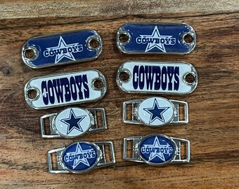 1 or 2 Dallas Cowboys Shoelace Charms or Paracord Charms * New Bottle Opener