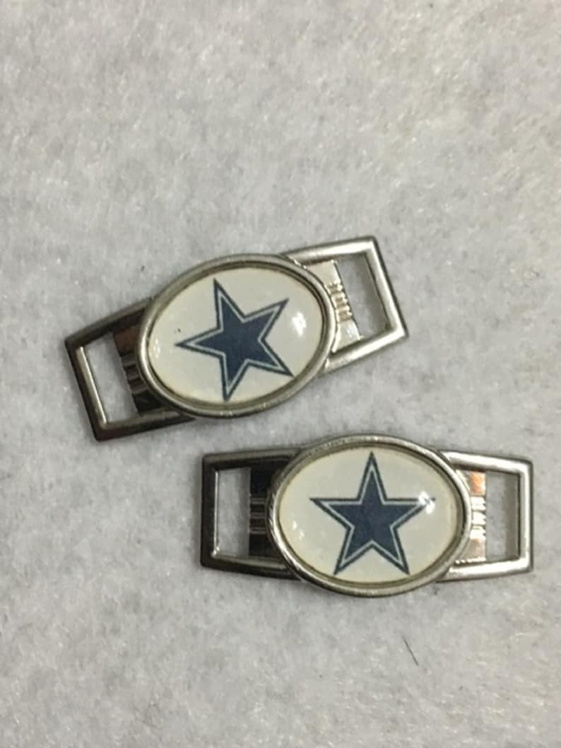 1 or 2 Dallas Cowboys Shoelace Charms or Paracord Charms Etsy