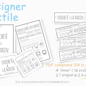 Crochet Imprimable Etsy Maker Tag-Bundle Enthält alle häkeln Schwänze nach dem Hauptmuster