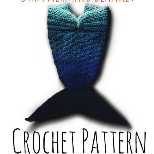 Mermaid Fin Blanket /ombre Mermaid Tail Crochet Design/ Tried Etsy Canada