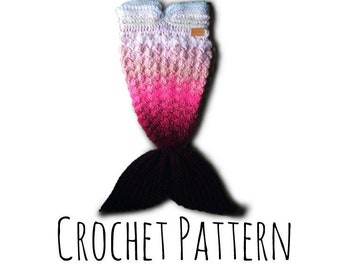 Crochet Mermaid Tail Blanket Pattern: Ombre Design (PDF Pattern)