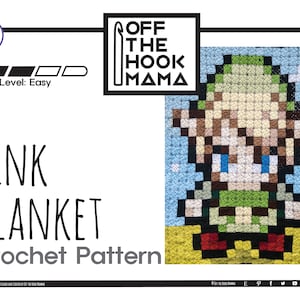 Patrón de manta de crochet con forma de abuela. El patrón de manta de crochet con forma de abuela incluye un gráfico de bloques e instrucciones escritas para tejerla.