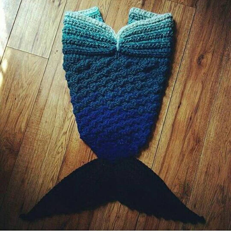 EXTRA LARGE Crochet PATTERN /Mermaid Fin Blanket /Original Etsy