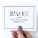 Simple Thank you cards for handmade business PDF Printable Customer Appreciation Card Grateful Handmade Maker Thank you Note Mini Post Cards 