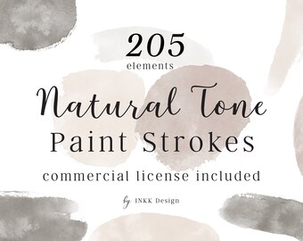 Natural Earthy Abstract Paint Brush Stroke, For Commercial Use, Brush Stroke Clipart, Abstract Brush Stroke PNG, Paint Brush Clipart #Q016