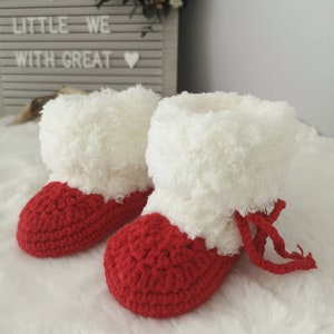 Botines de bebé lindo, Regalo para bebés, Zapatillas para bebés, Regalo recién nacido, Botas de bebé de ganchillo