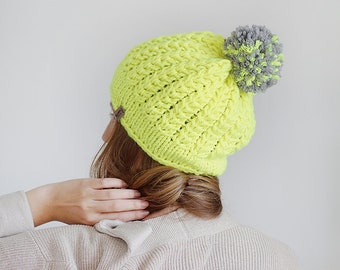 neon yellow hat etsy