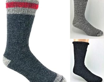 Högdensitets vadderade termiska alpackasockor: varma och mjuka, unisex herr- och damkläder