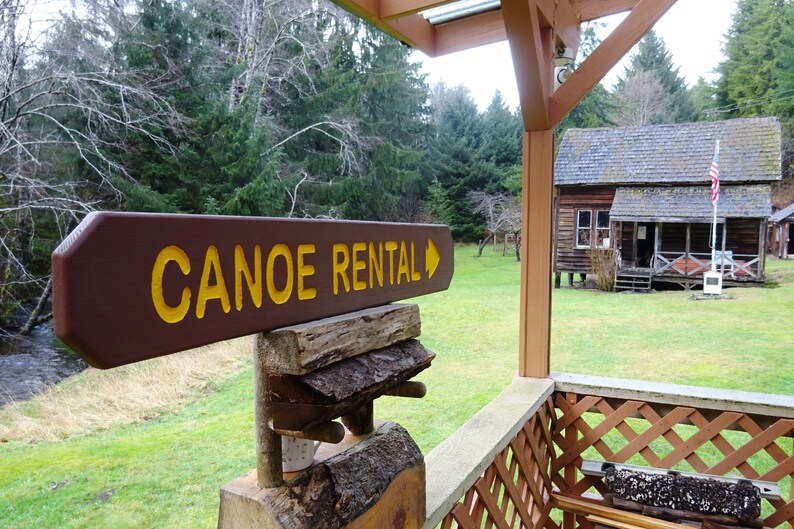 National Park Service CANOE RENTAL Sign With Arrowhead Trail Etsy