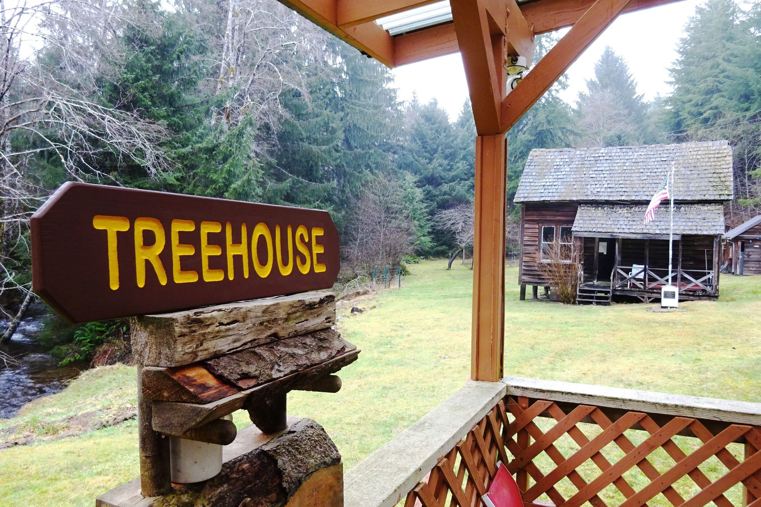 National Park Style TREEHOUSE Sign or Plaque, Hand Carved Routed ...