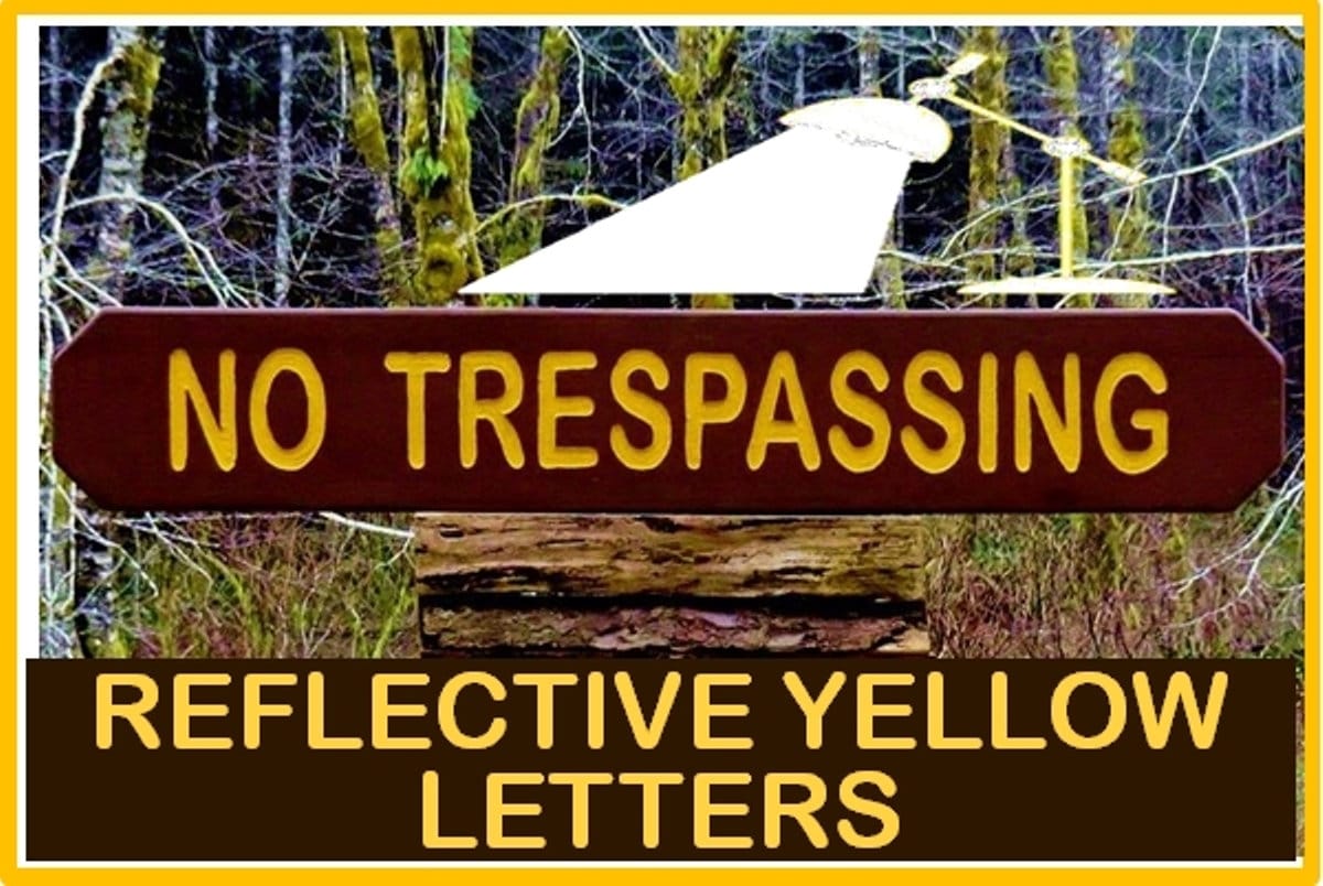 Sigo Signs No Trespassing Sign - 24x30 Inch, Reflective .080 Aluminum, Not A Public Hiking Trail, Made In USA - View #10