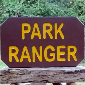 Caution FREE RANGE CHILDREN sign Park style trail road cabin lodge camp campground sign Hand carved routed reflective lettering 946sos
