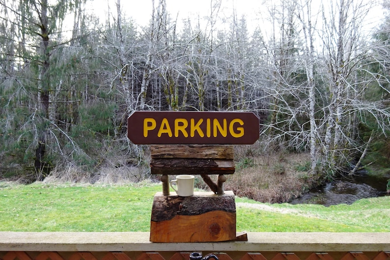 National Park /& Forest Service Style Sign: Park Camping Campground Sign Outdoor Wood Sign NPS FS Vintage Wooden Scenic Sign 715p Parking