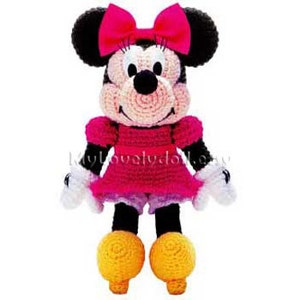 Minnie Mouse Amigurumi Crochet PDF Pattern in English