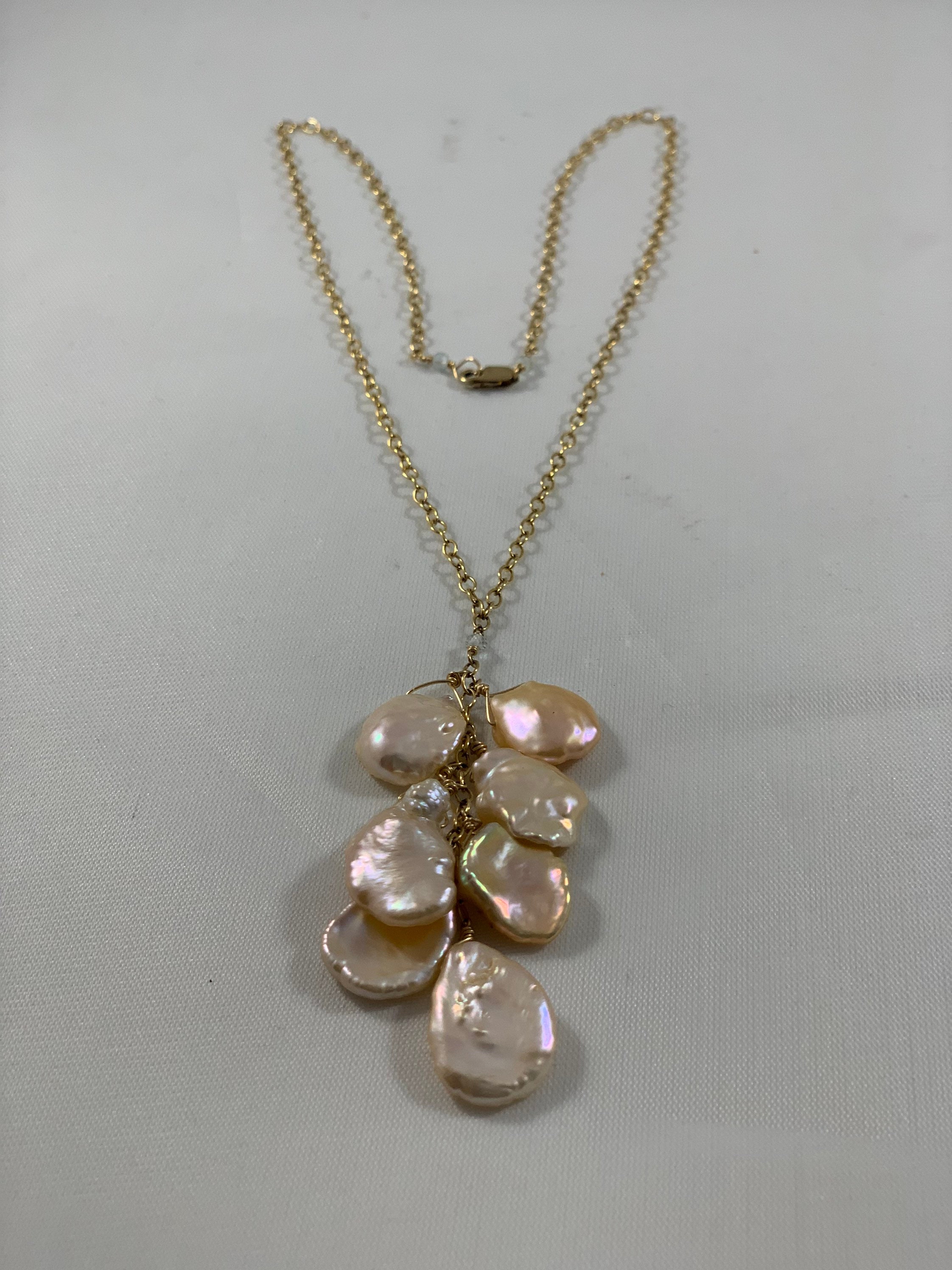 GuaiGuai Jewelry Collana Di Perle Keshi Bianche Coltivate - Foto 2