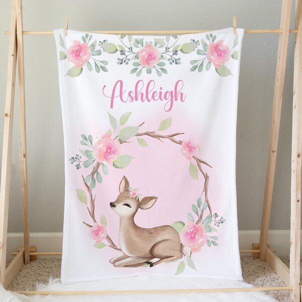 Deer Blanket Etsy