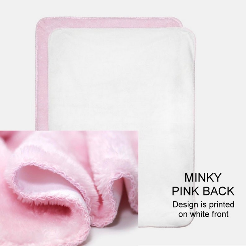 Pink Floral Butterfly Blanket Baby Girl Blanket Personalized Etsy