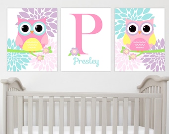 Purple Owl Nursery | Etsy