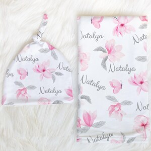 FIRST BABY - Carino Swaddle Blanket - Pink main image 0