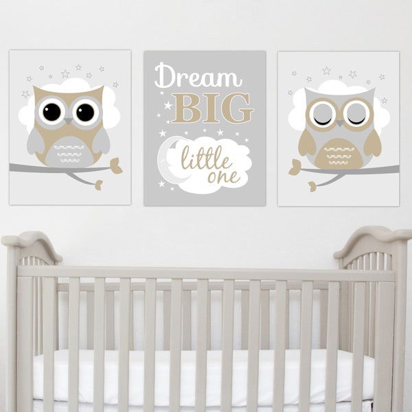Nursery Owl Decor Etsy